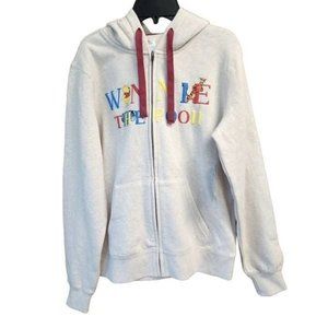 NEW Winnie The Pooh Disney Long sleeve Soft Hooded Jacket Size M